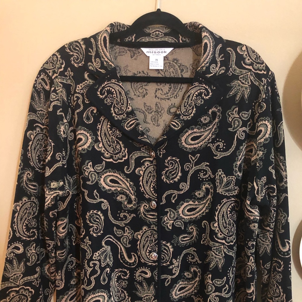 Misook paisley jacket